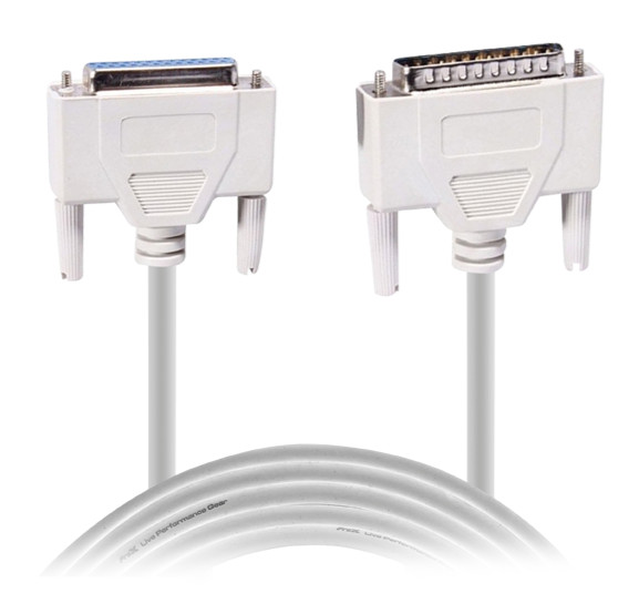 ProX 50 Ft 25 Pin  ILDA M to F Laser Cable for Quickshow FB3 Light
