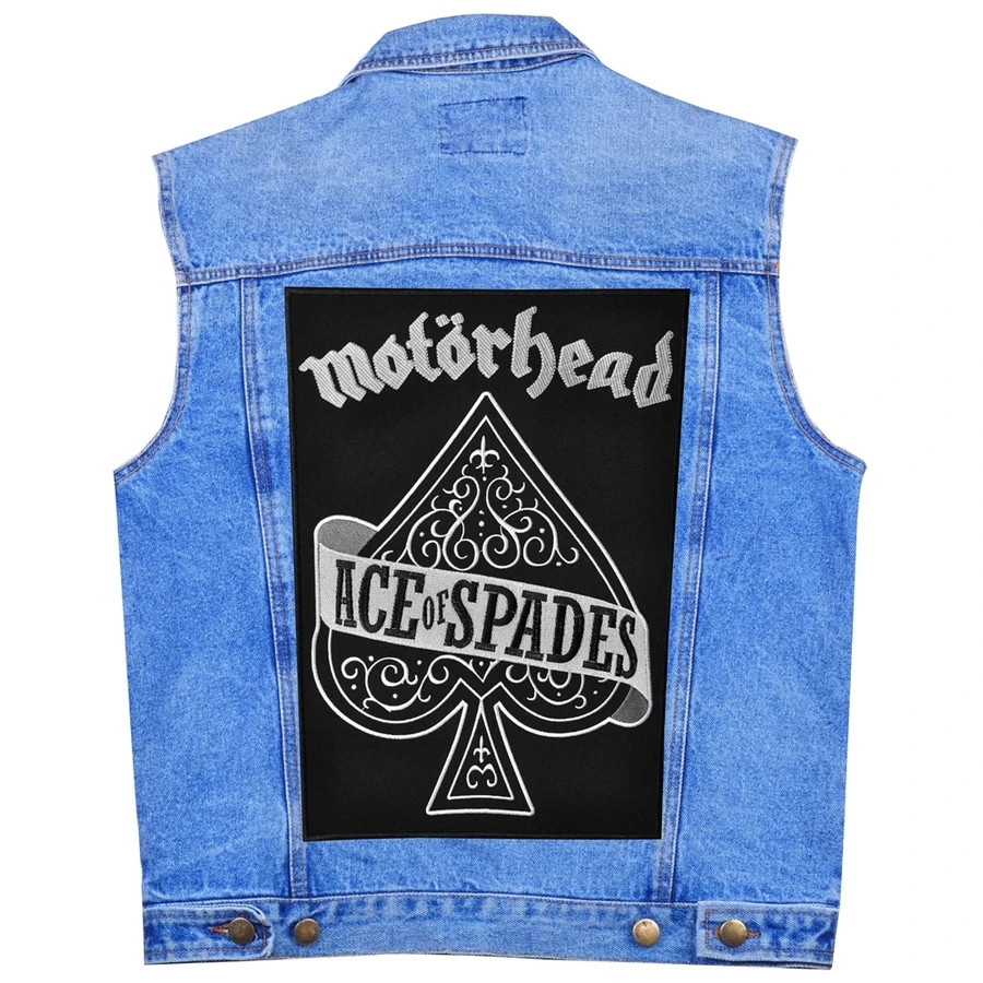 Motorhead "Ace of Spades"  EMBROIDERED BACK PATCH lemmy