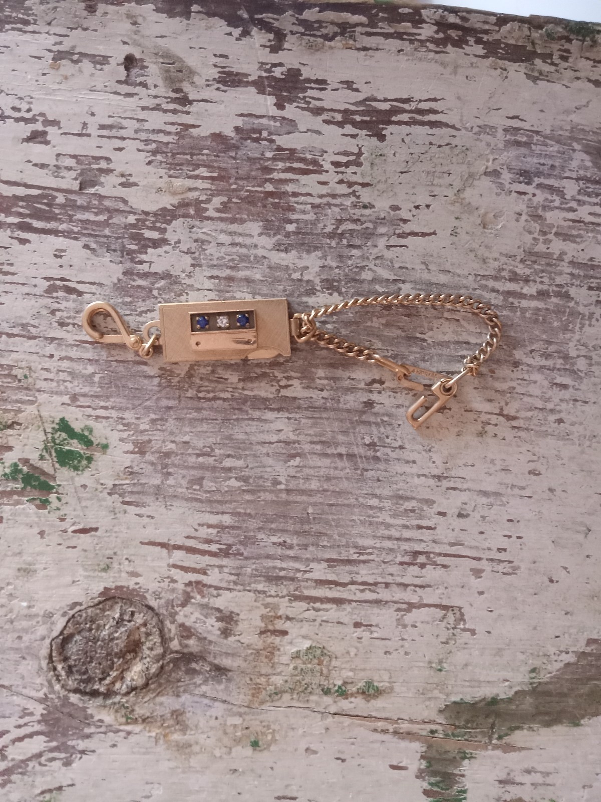 Vintage 12k g.f. Fob Golf Divot Tool ? diamond