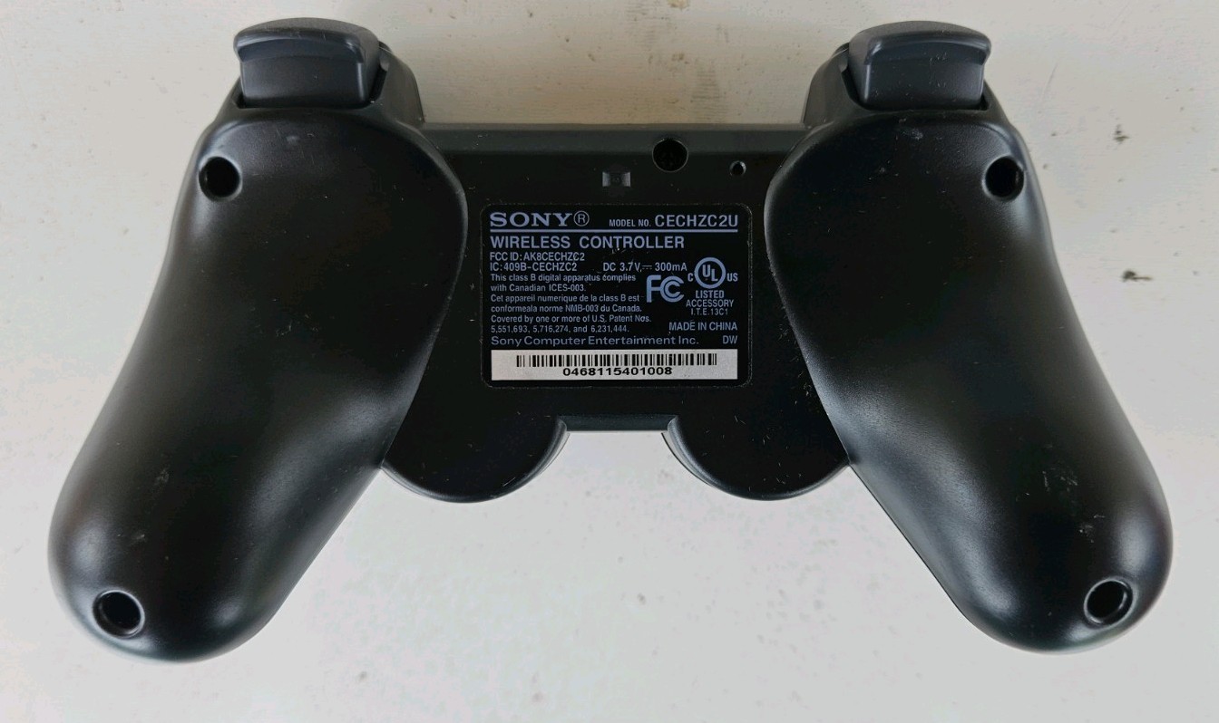 Sony PS3 DualShock 3 Wireless Controller Black OEM Great Condition Tested