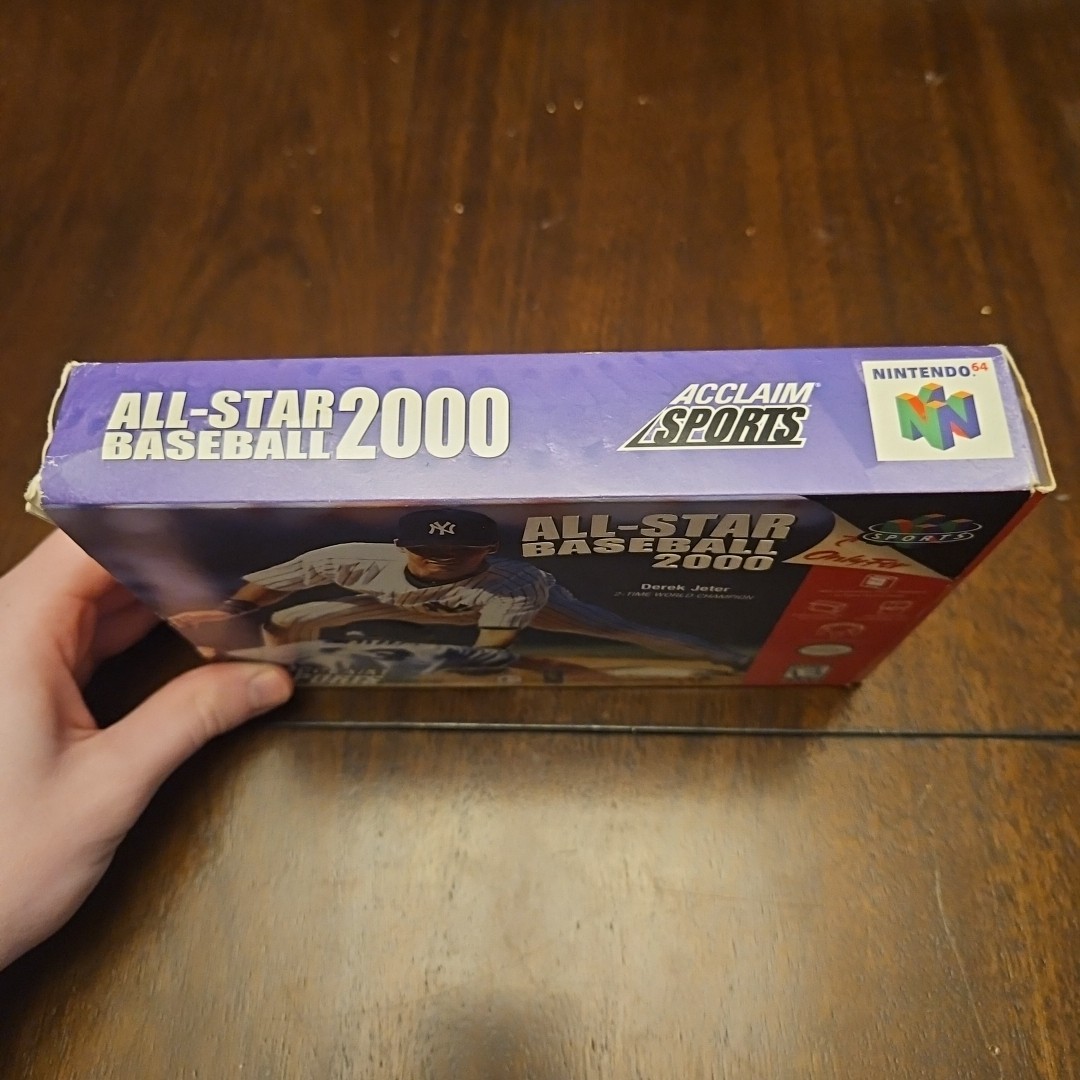 All-Star Baseball 2000 (Nintendo 64, N64) - Complete CIB - Tested - Authentic
