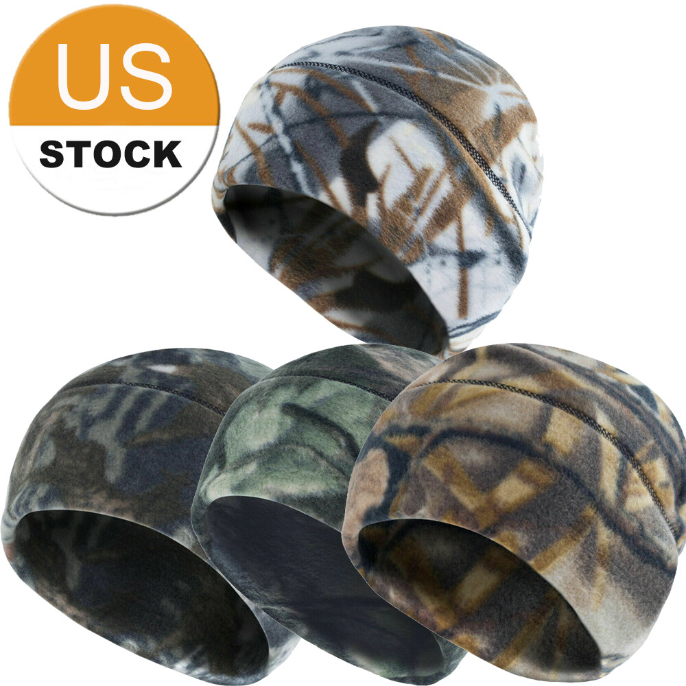 Winter Military Fleece Hat Anti Cold Beanie Cap Outdoor Hunting Hat For Men