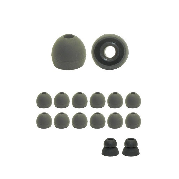 6 Pair silicone rubber earphone tips Treblab replacement earphone tips earbuds