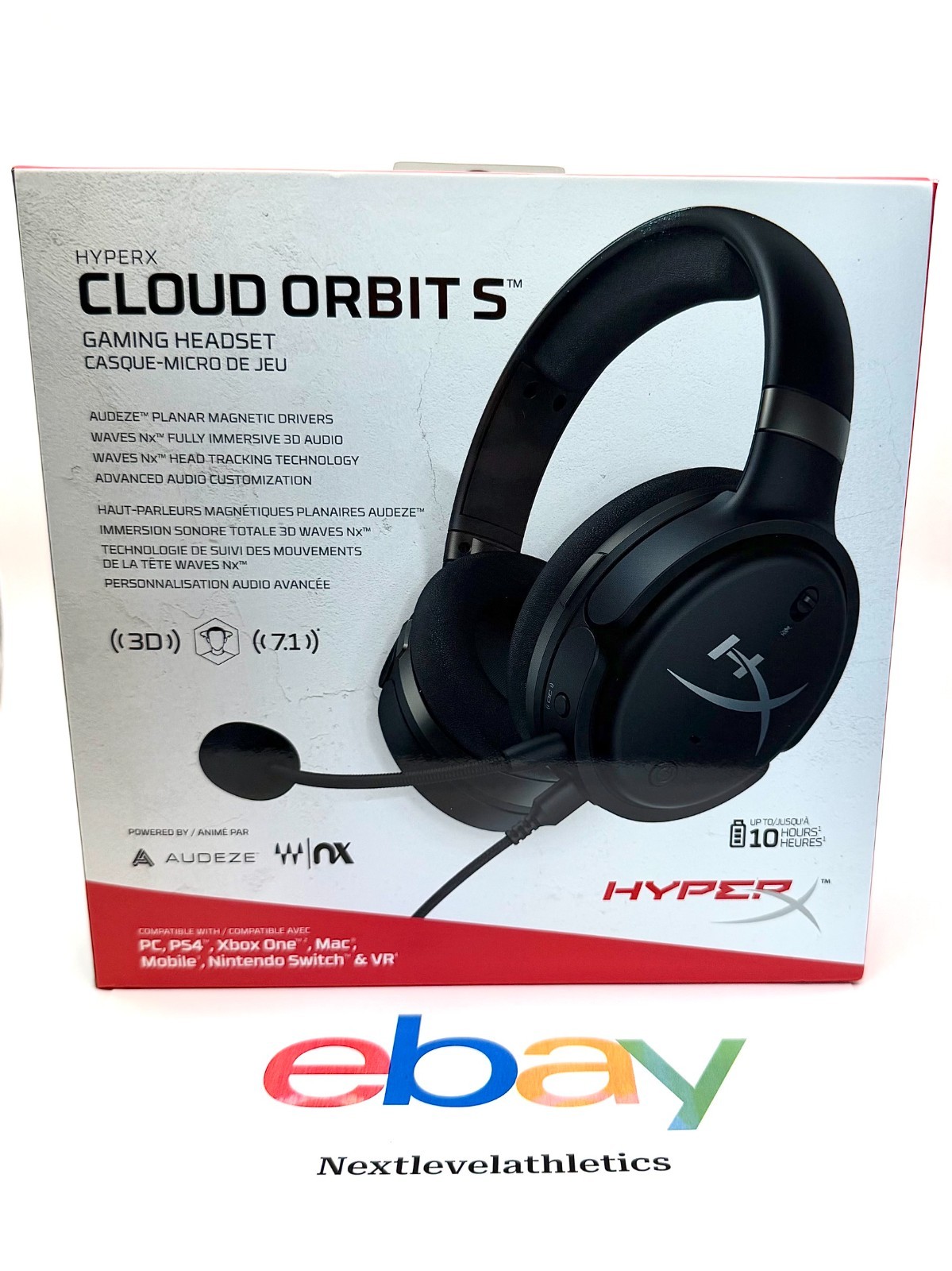 HyperX Cloud Orbit S Wired Gaming Headset AUDEZE Black 4P5M2AA - HX-HSCOS-GM/WW