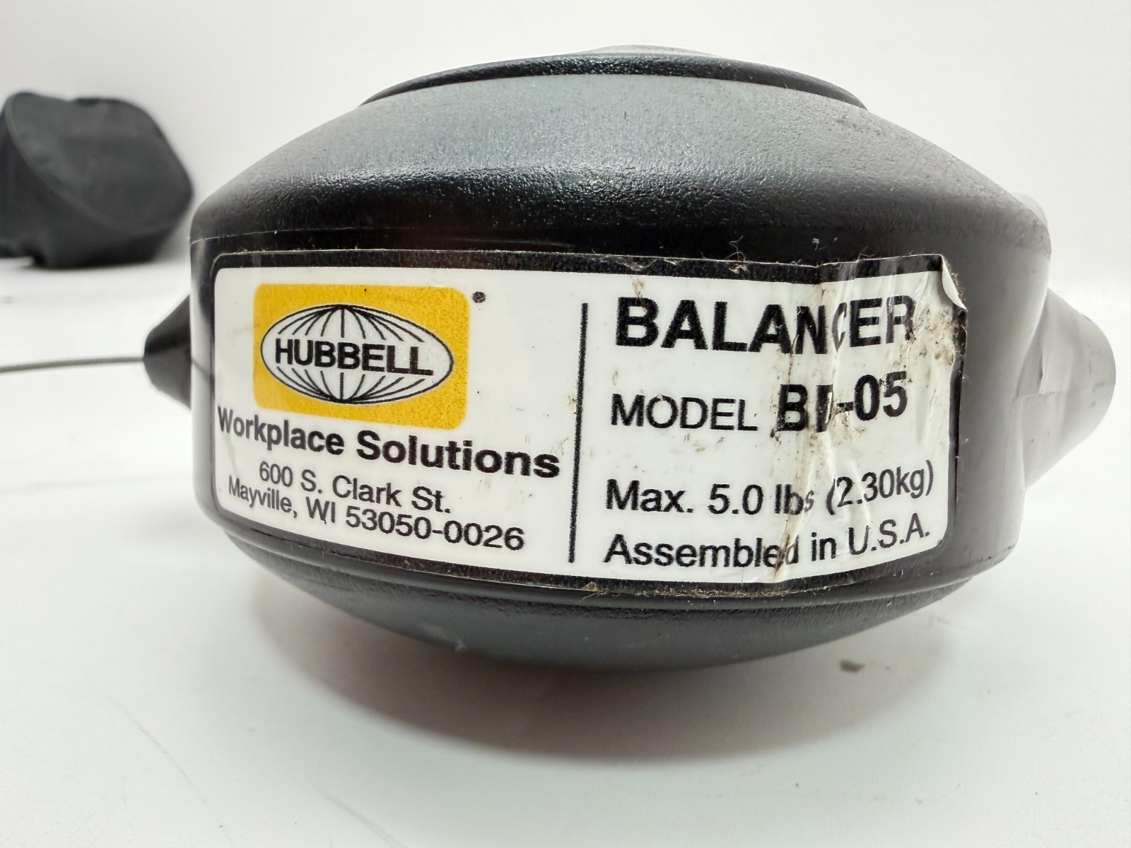 Hubbell BD-05 Workplace Solutions Retractable Tool Balancer 5 lb Max | USA