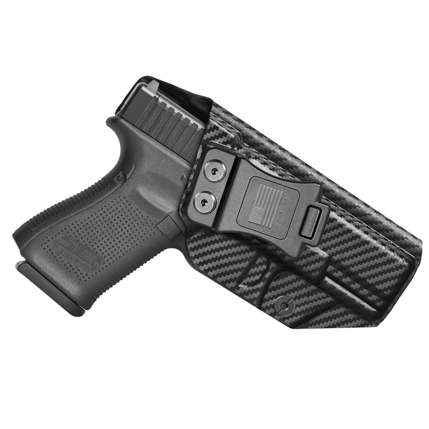 Glock 19 IWB Kydex Holster Fit: Glock 19/19X/44/45/23/32 (Gen 3 4 5) Pistol