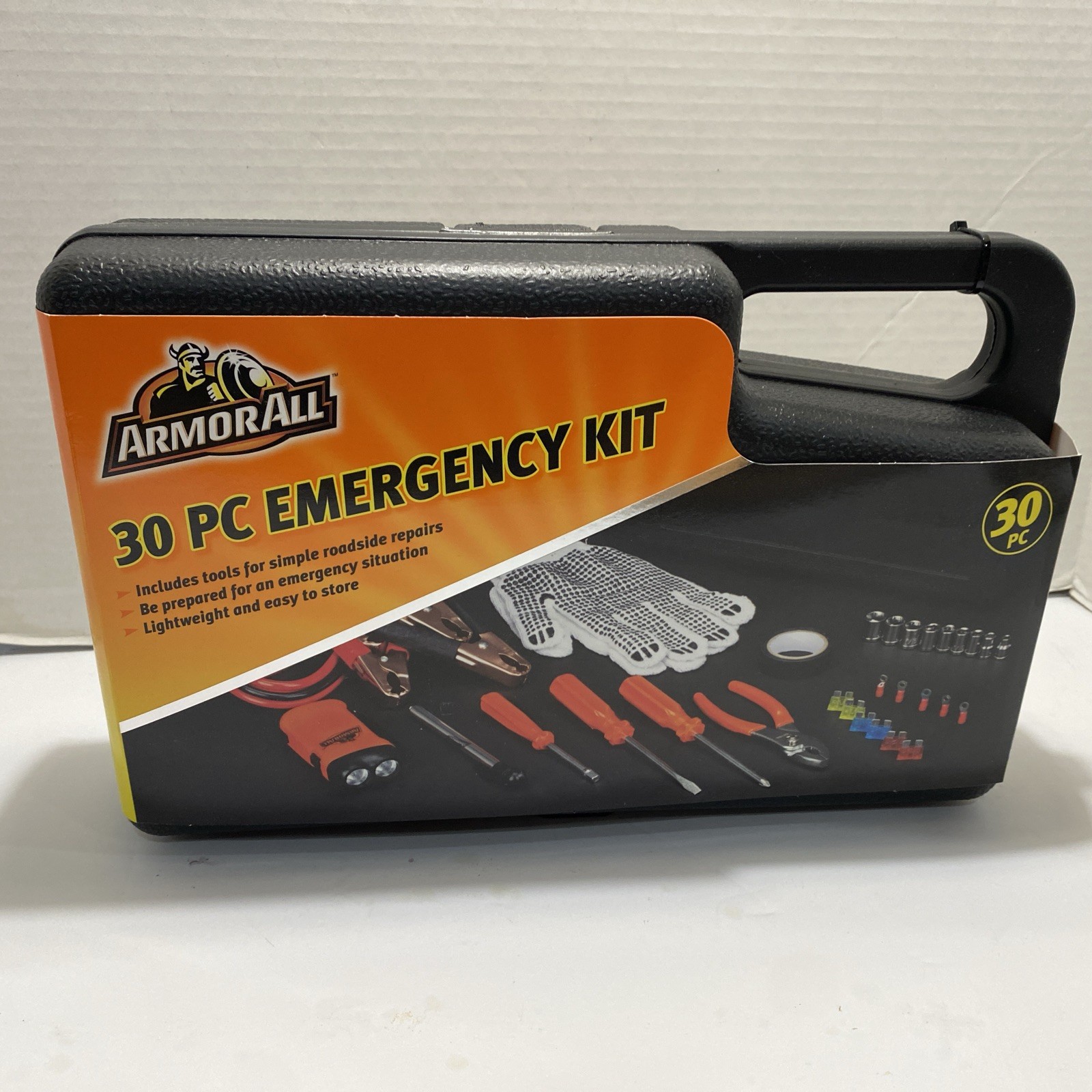 ArmorAll 30-Pieces Roadside Emergency Kit New Sealed