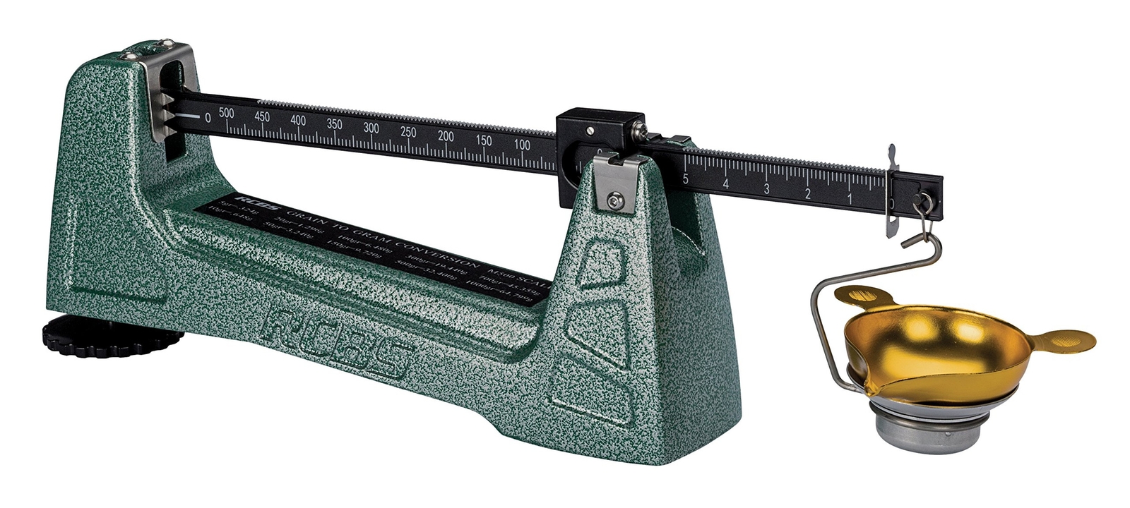 RCBS M500 Mechanical Scale, Left/Right Handed +/-0.1-Grain Accuracy Powder Sc...
