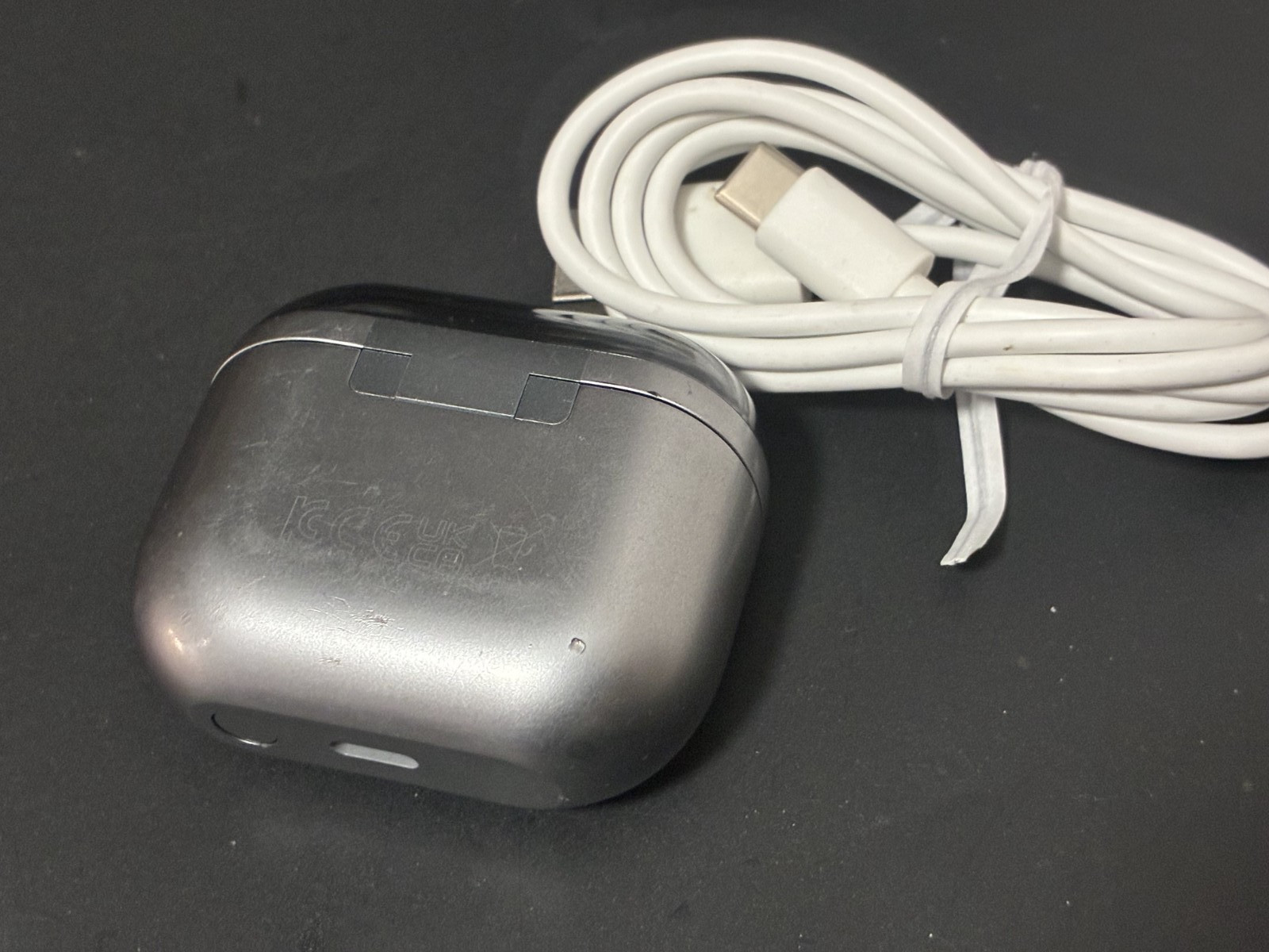 Samsung Galaxy Buds3 Pro True Wireless Replacement Charging Case-Silver(SM-R630)