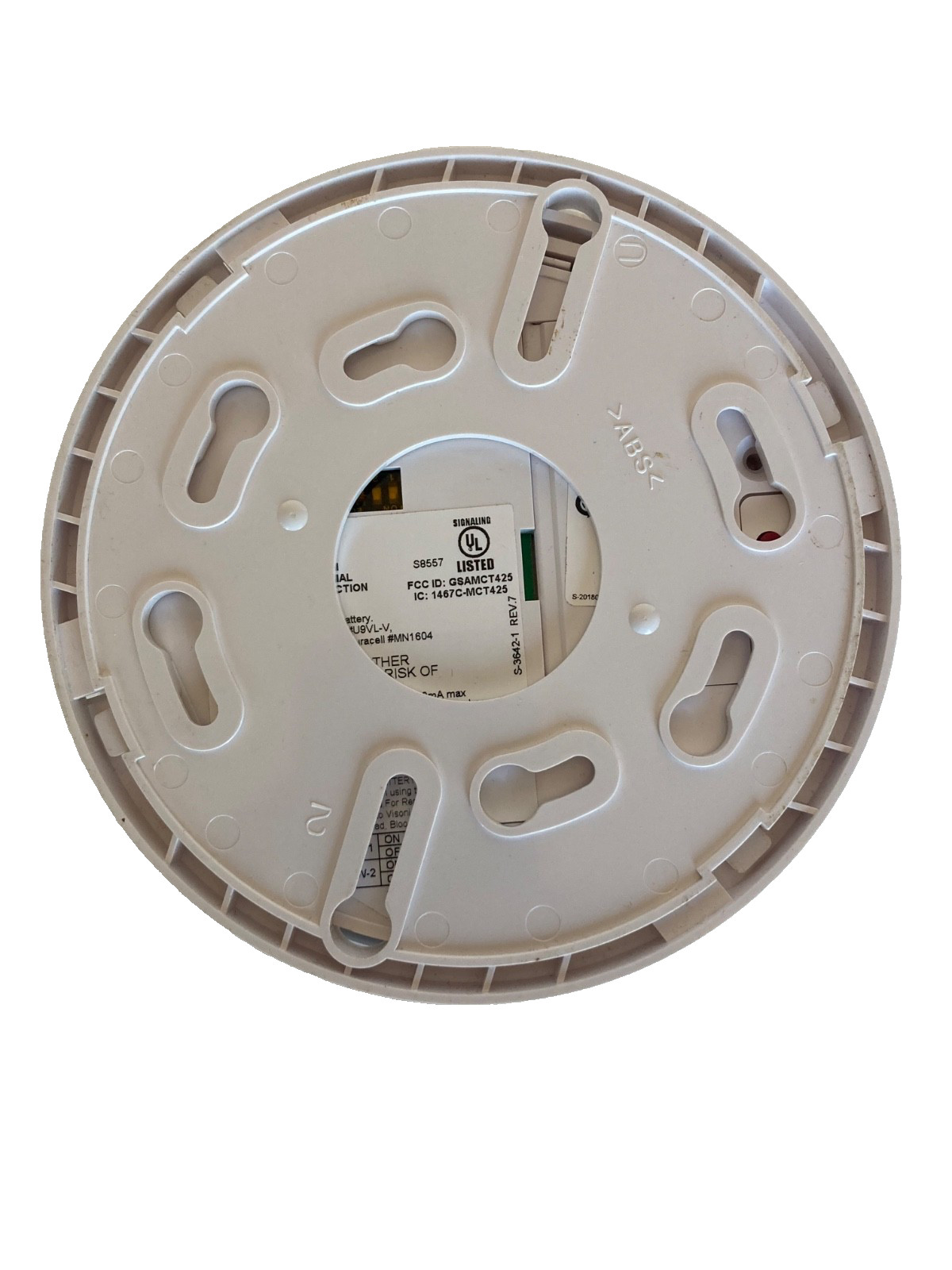 Visonic MCT-425 Wireless Smoke Detector Used - Tested Good