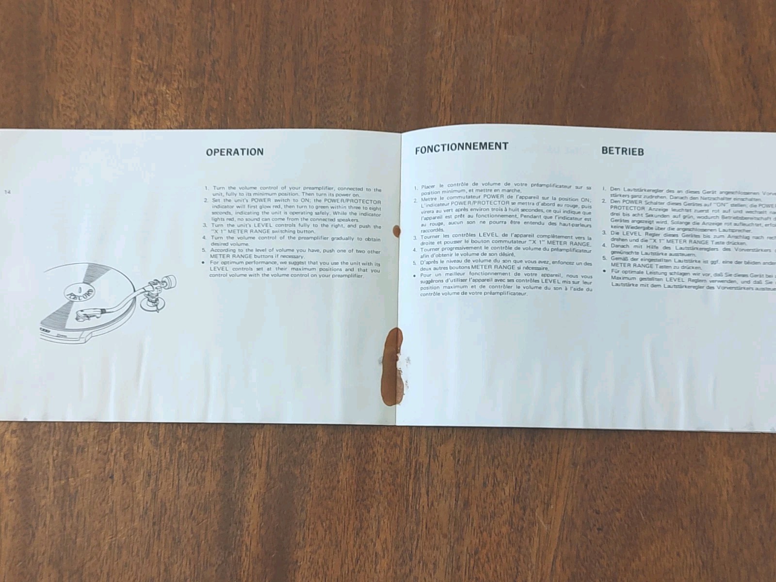 ORIGINAL SANSUI BA-2000 POWER AMPLIFIER OPERATING INSTRUCTIONS MANUAL