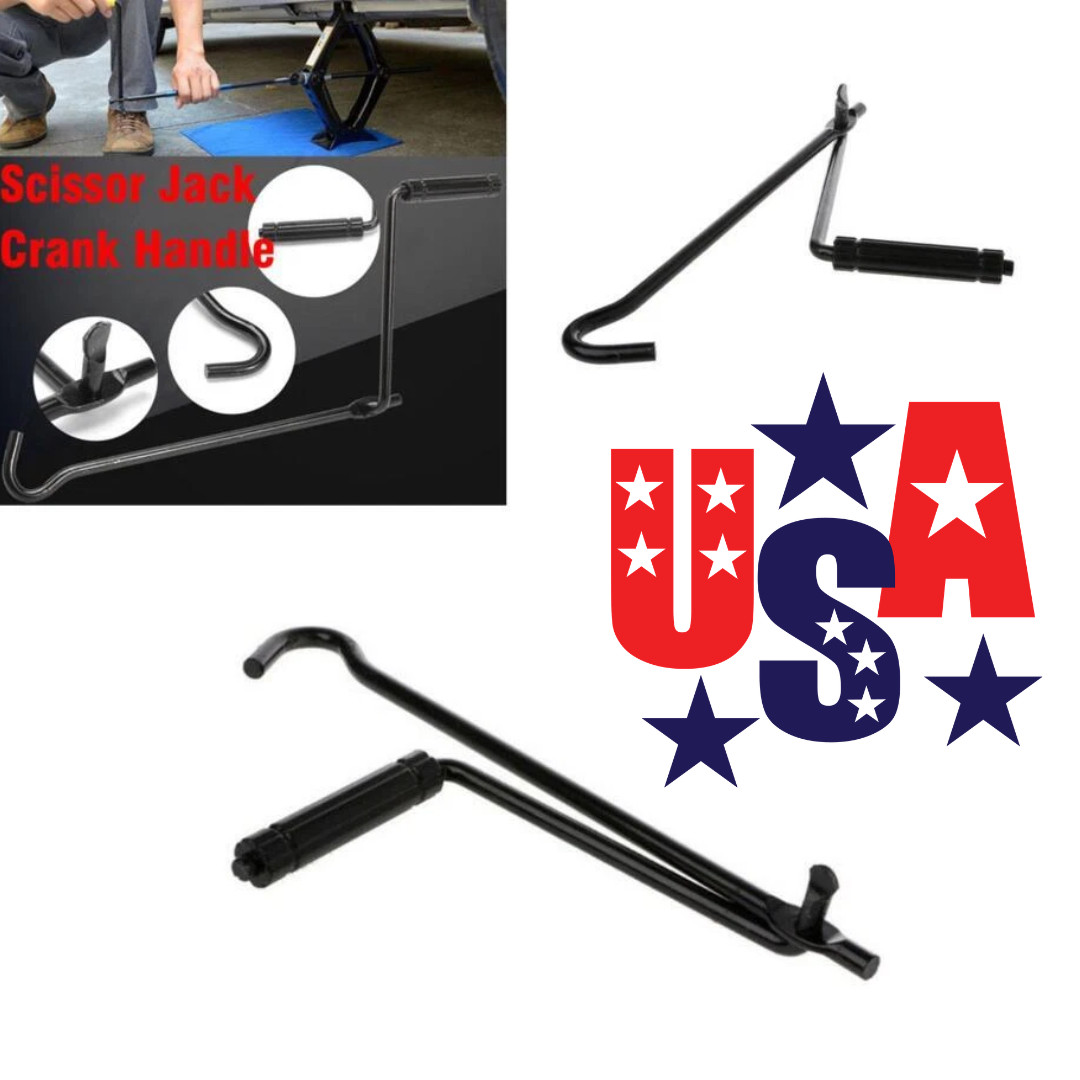 Car Tire Wheel Lug Wrench Crank Speed Lift Rod Handle Tool for Scissor Jack