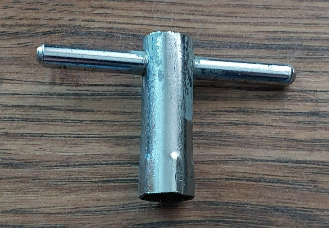 Vintage Unbranded 3/8" Hex Drum Tuning Key Wrench (647)