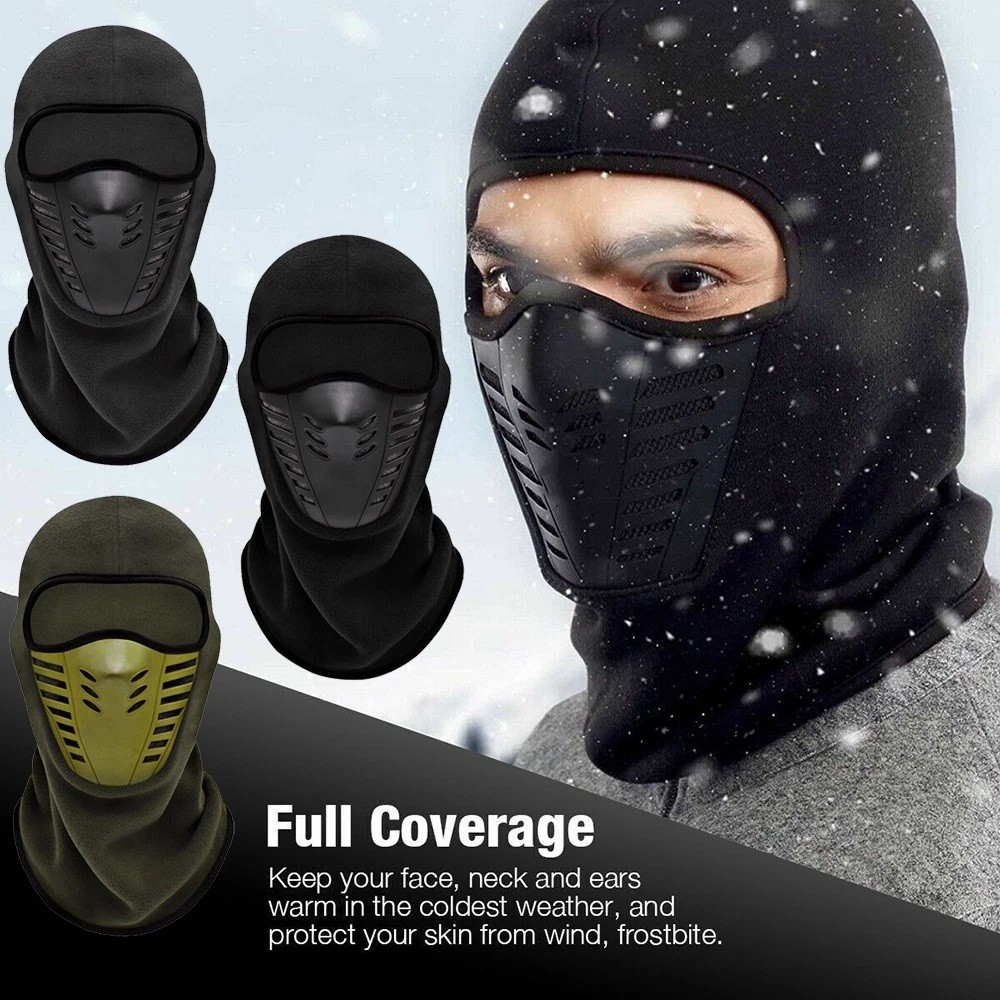 Cold Weather Balaclava Ski Mask Winter Fleece Warm Full Face Mask for Men Women