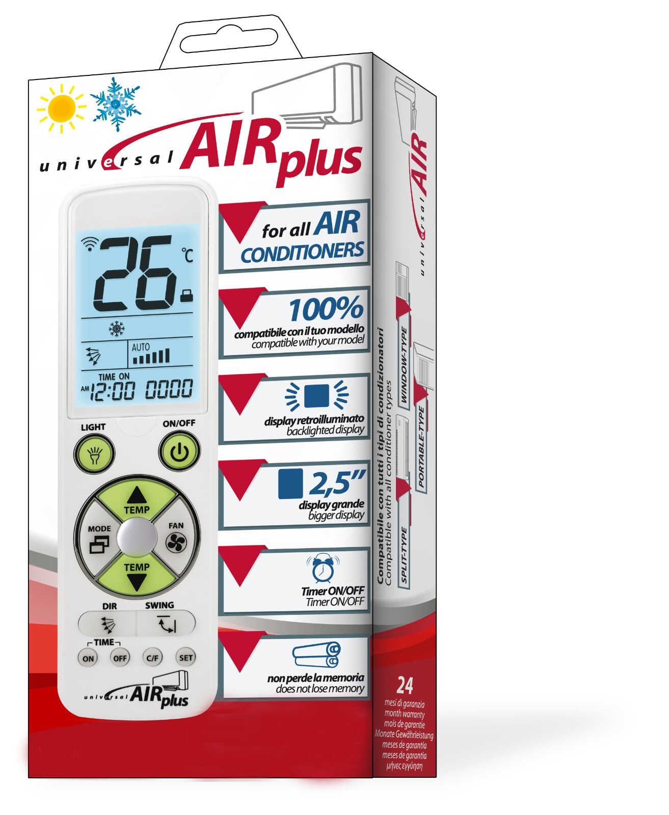 Replacement R/C for DAIKIN FDXS35CAVMB,FDXS35CVMA, FDXS35CVMB Air-Conditioner
