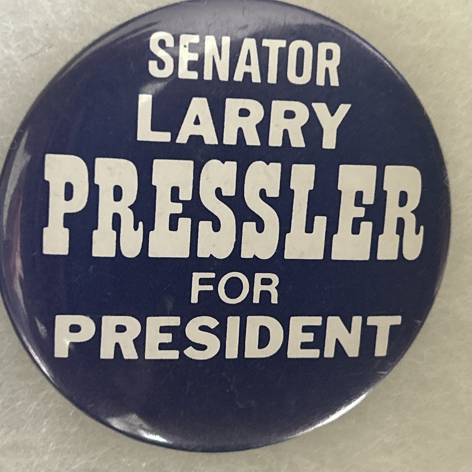 Senator Larry Pressler For President South Dakota 2 1/2” pinback button pin