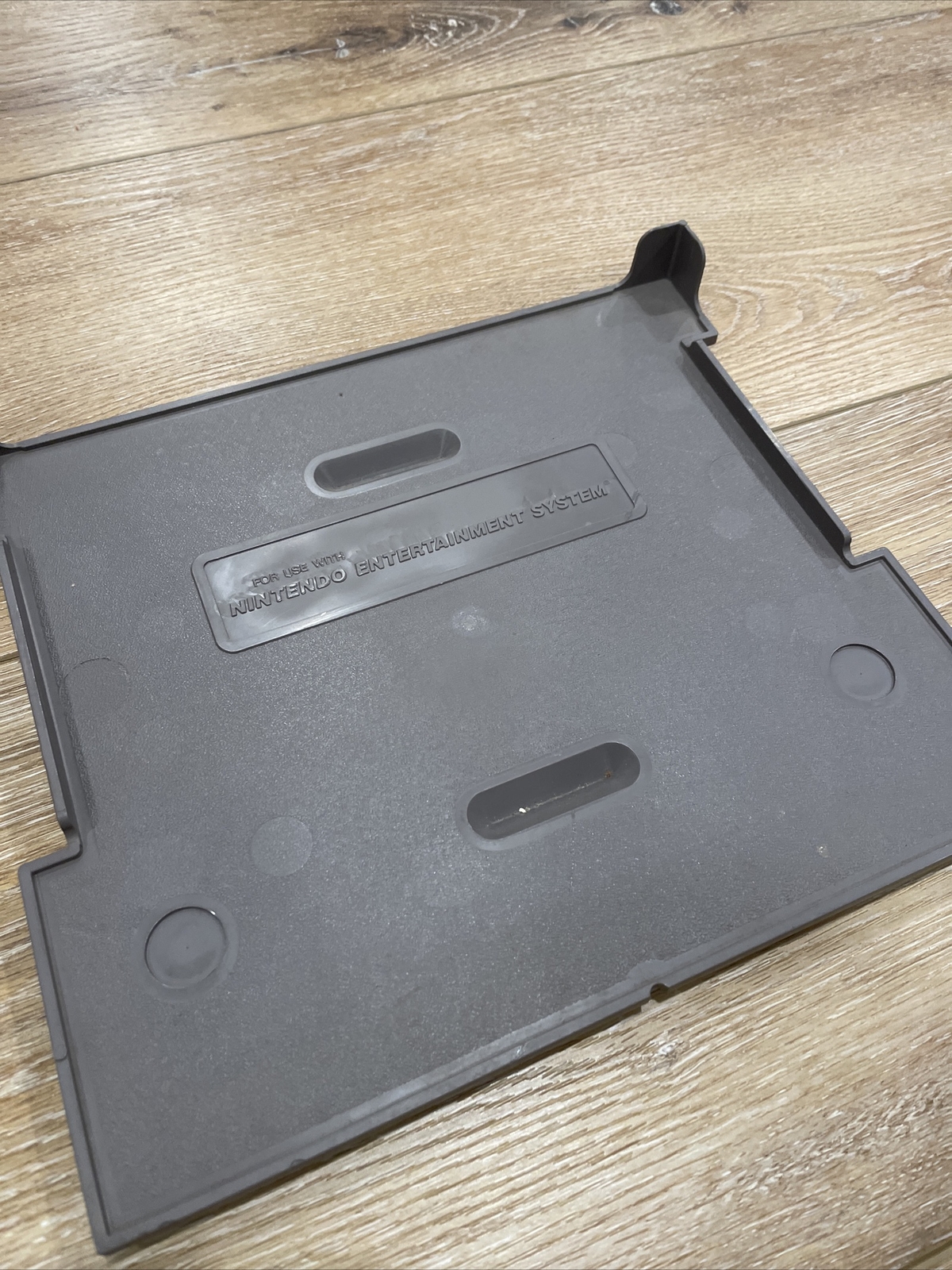 Nintendo NES & Atari 2600 Grey Bottom Mount Adapter Entertainment Center Storage