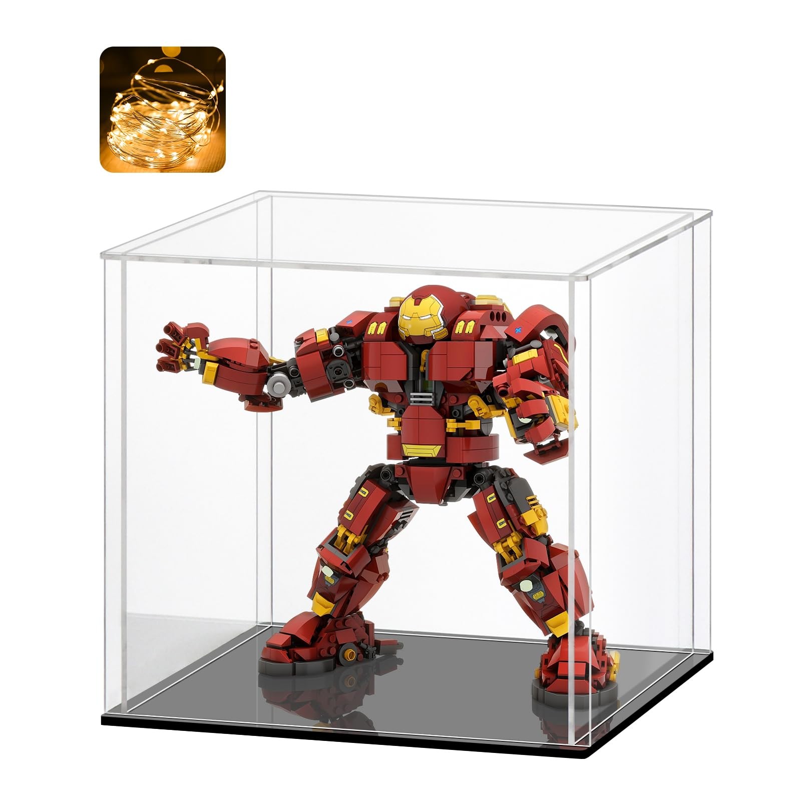 Acrylic Display Case, Small Display for Collectibles, Figures, Memorabilia, C...