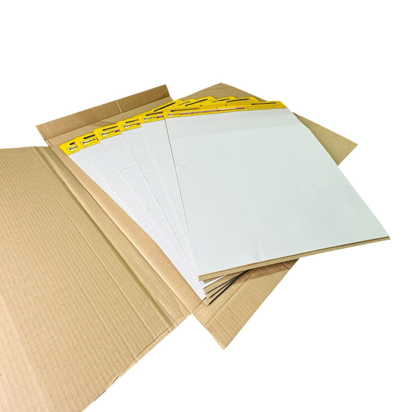 6 Pads Post-It Easel Pads Super Sticky 25" x 30" White 30 Sheets/Pad *Read*
