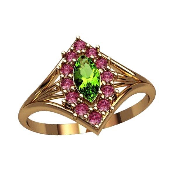 2 pcs Ladies' ring Wax patterns for lost wax casting jewelry/injection wax_20790