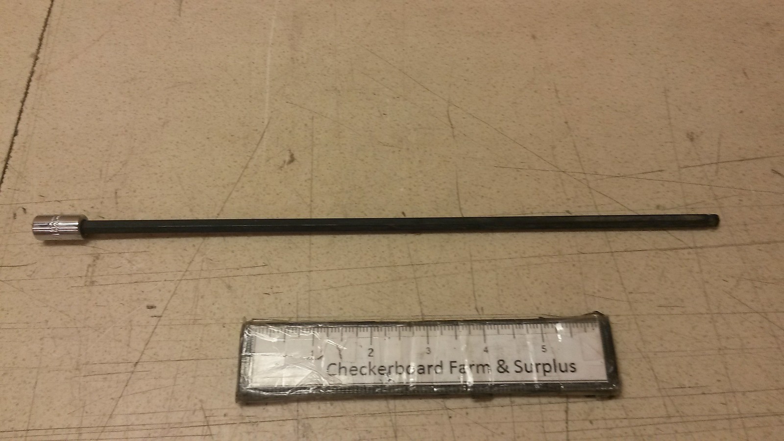 NOS 1/4" x 12" Allen Hex Socket Extension Bit w/ Proto 1/4" Socket 5120011608922