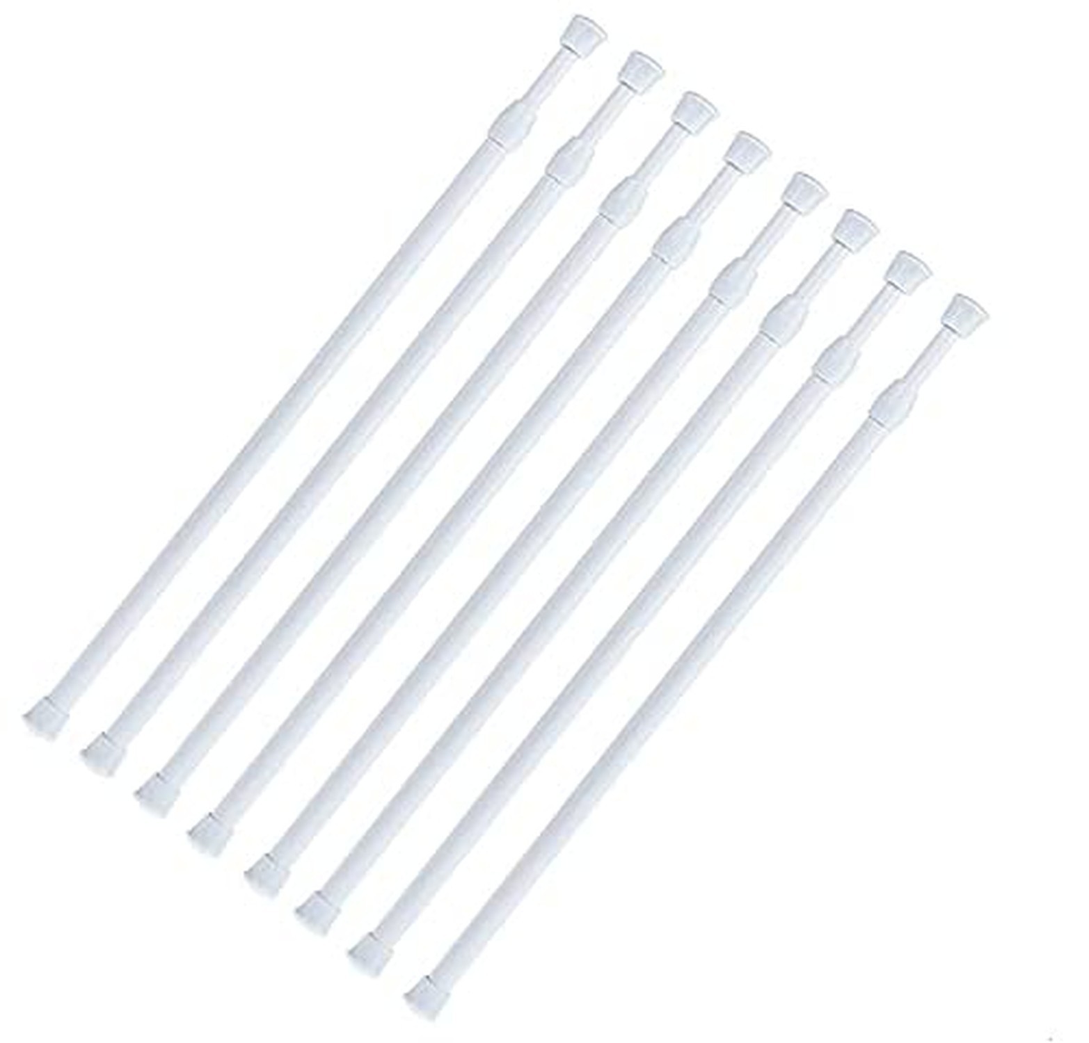 Tension Rods 28 to 48 Inches 8 Pack Spring Tension Rods,Adjustable Extension ...