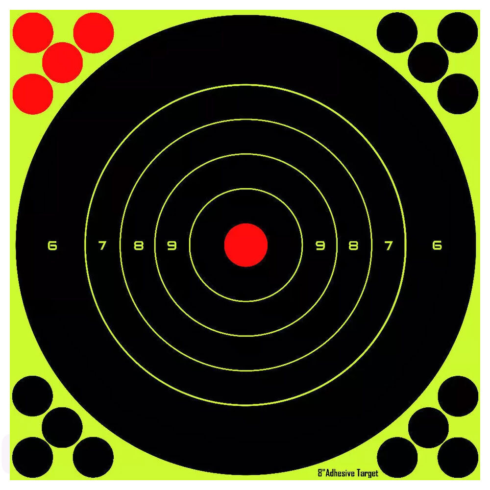 60Pack 8" Shooting Targets Splatter Gun Rifle Paper Target Practice Exercise US