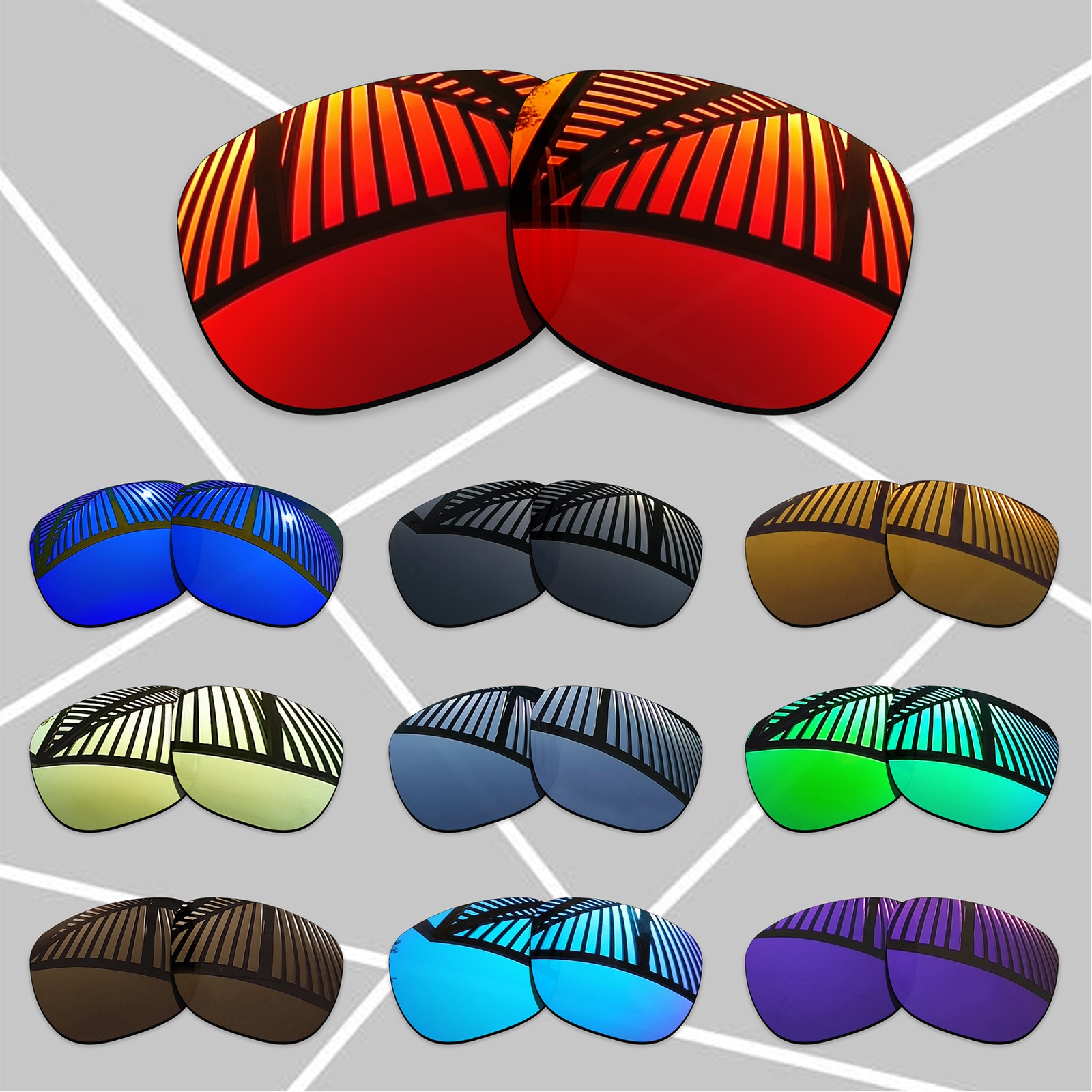 TRUE POLARIZED Replacement Lenses for ARMANI EXCHANGE AX3050 Sunglasses Multi-