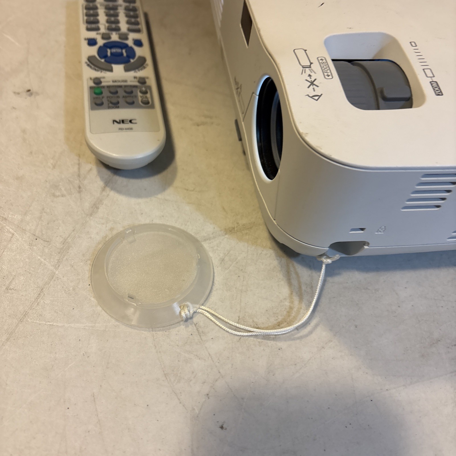 NEC NP215 DLP Engine Compact Mobile Projector. Works Great. W/ Remote