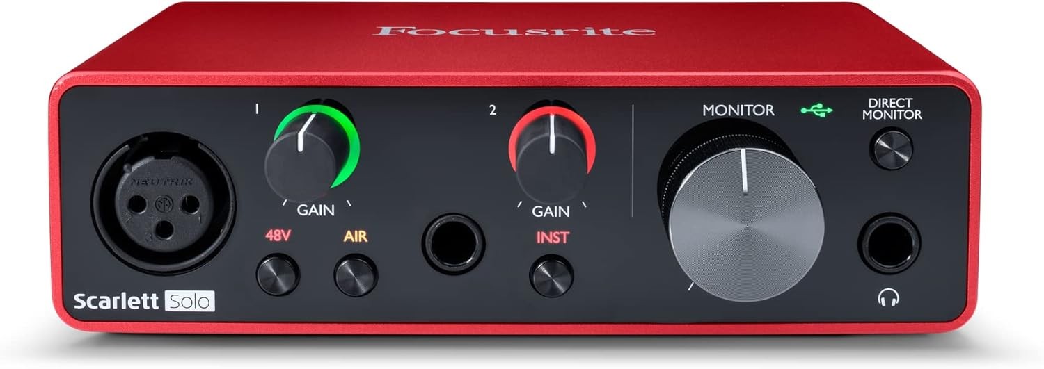 The third-generation USB audio interface is suitable for guitarists, singers,