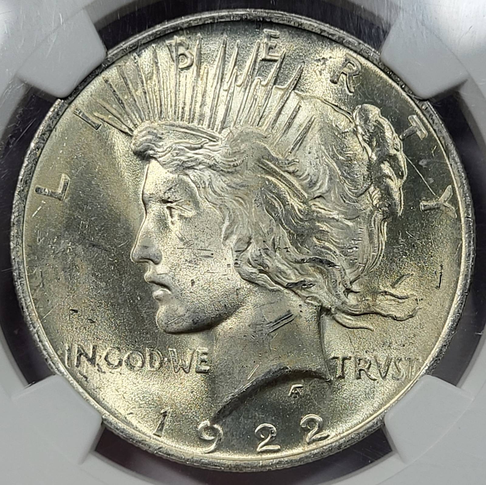 1922 Peace Silver Dollar NGC MS-63