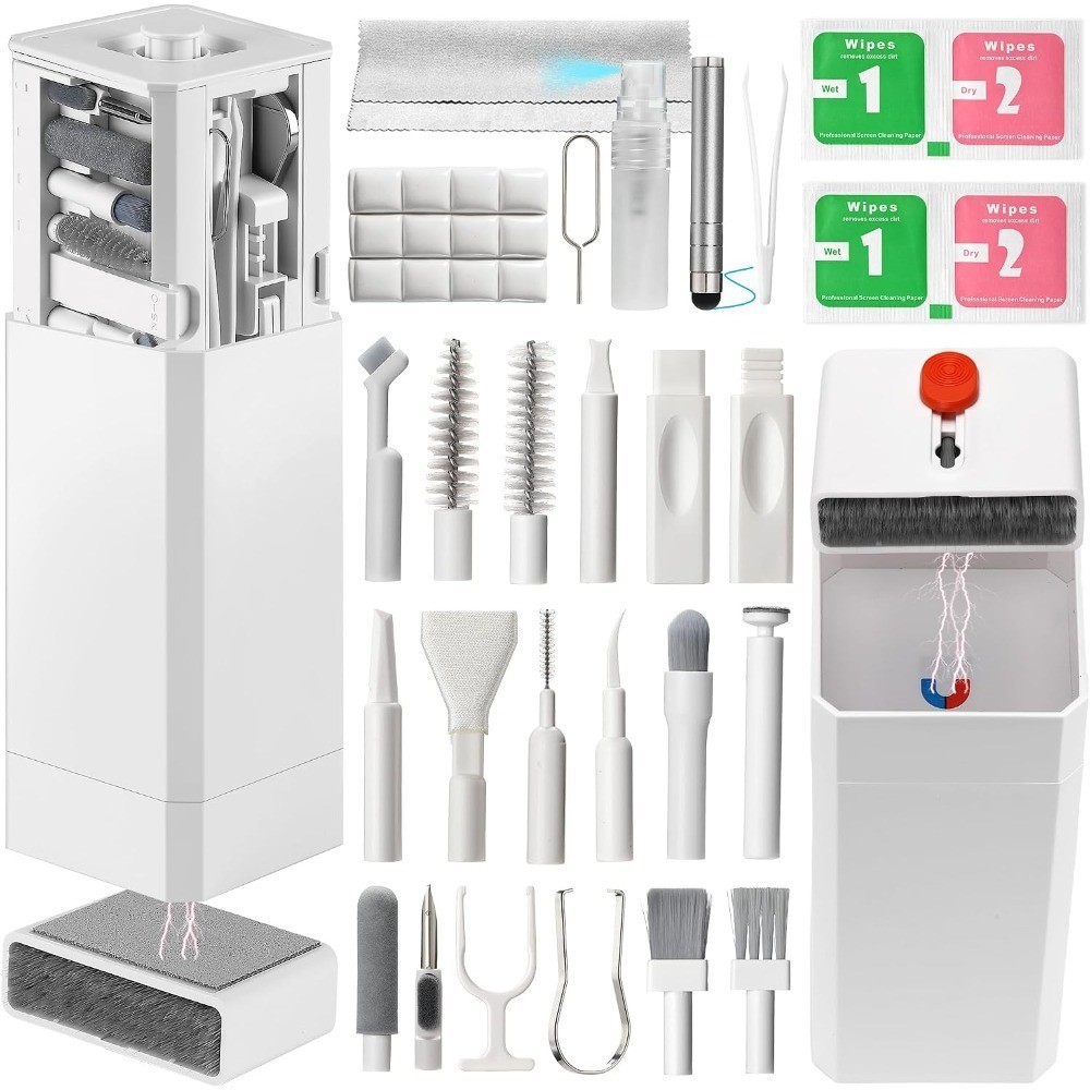Upgraded 47PCS Phone Cleaning Kit, AirPod & iPhone Cleaner, Electronics Cleaning