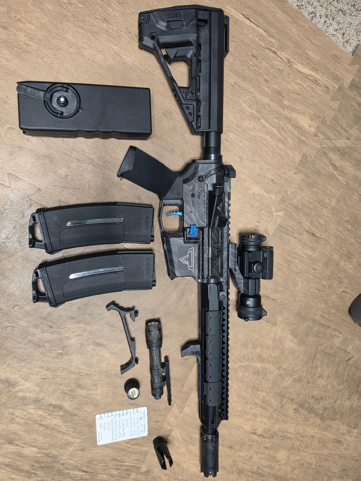 Airsoft Full Build TTI DDM4 AEG DMR with Accessories EXTREMELY UPGRADED