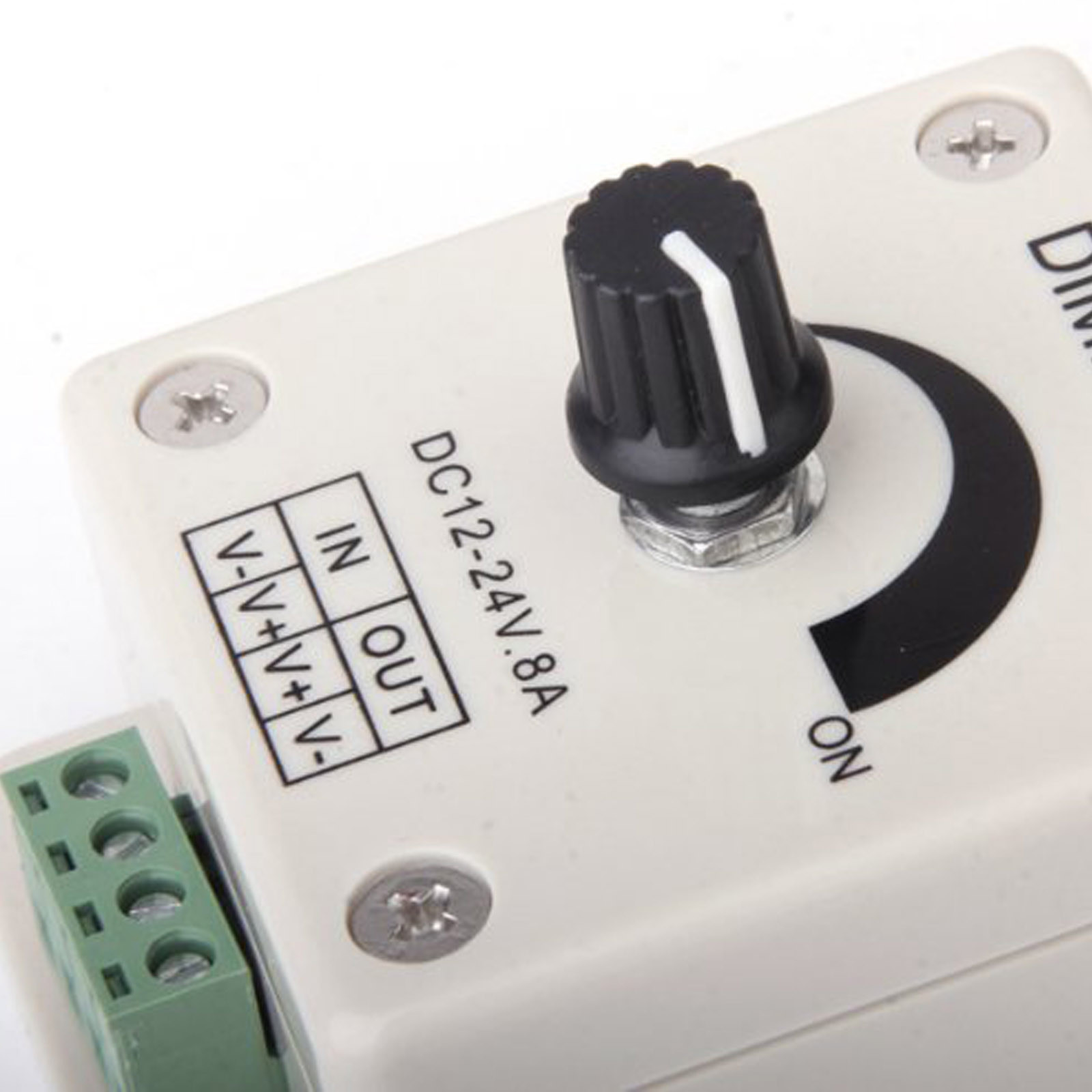 12V- 24V 8A Switch Dimmer Brightness Controller Power Save for LED Strip Light