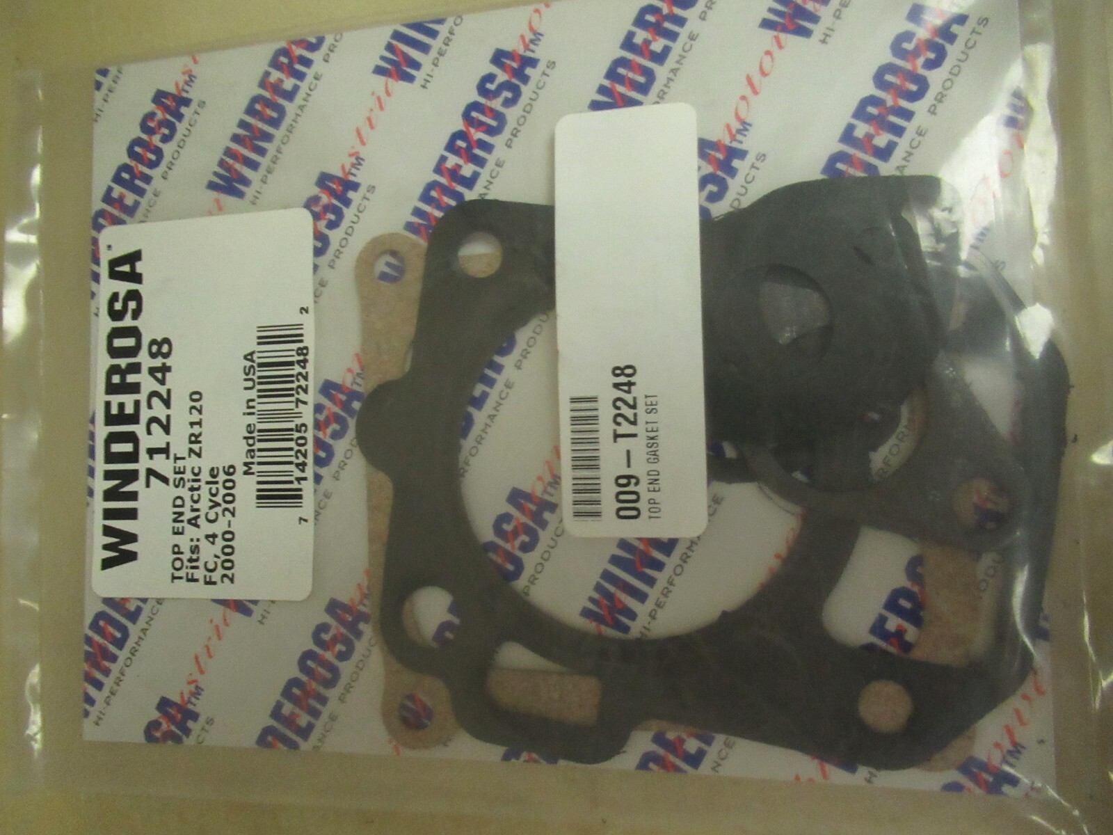 WINDEROSA TOP END GASKET KIT - ARCTIC CAT ZR120 Z120 F120 FC 4 CYCLE 2000-2006