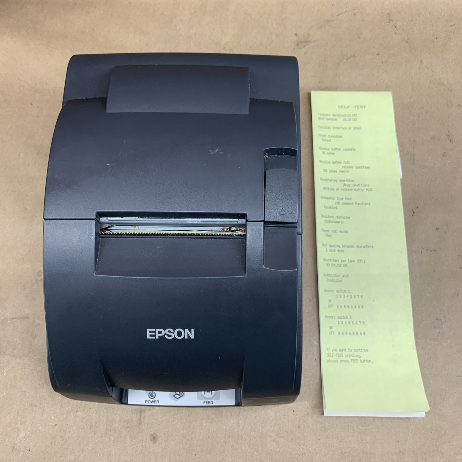 Epson TM-U220B M188B Point Of Sale Kitchen Receipt Printer Ethernet - TESTED