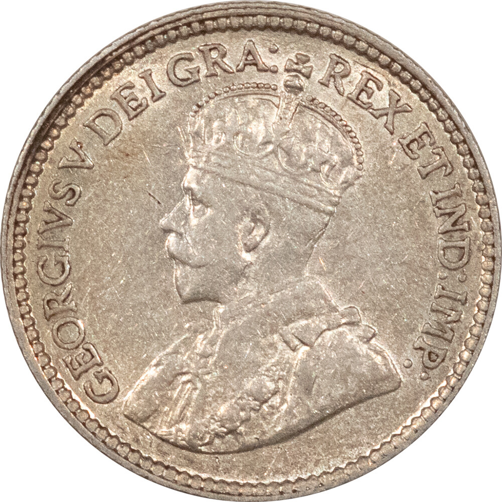 1919 5c CANADA, KM-22 - HIGH GRADE NEARLY UNCIRC LOOKS CHOICE!