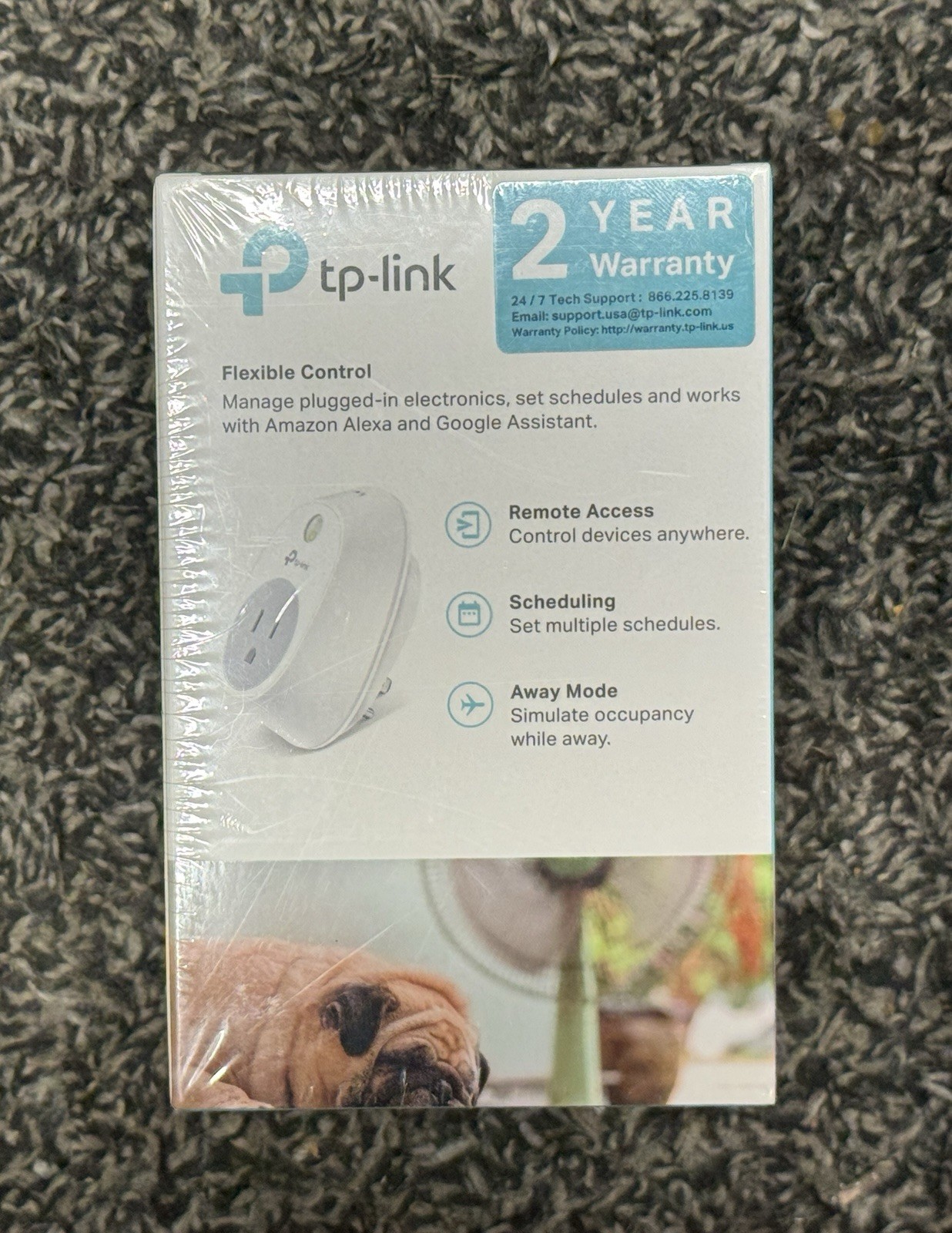 TP-Link - HS100 - Smart WiFi Plug - w/Google Assistant & Amazon Alexa NEW Sealed