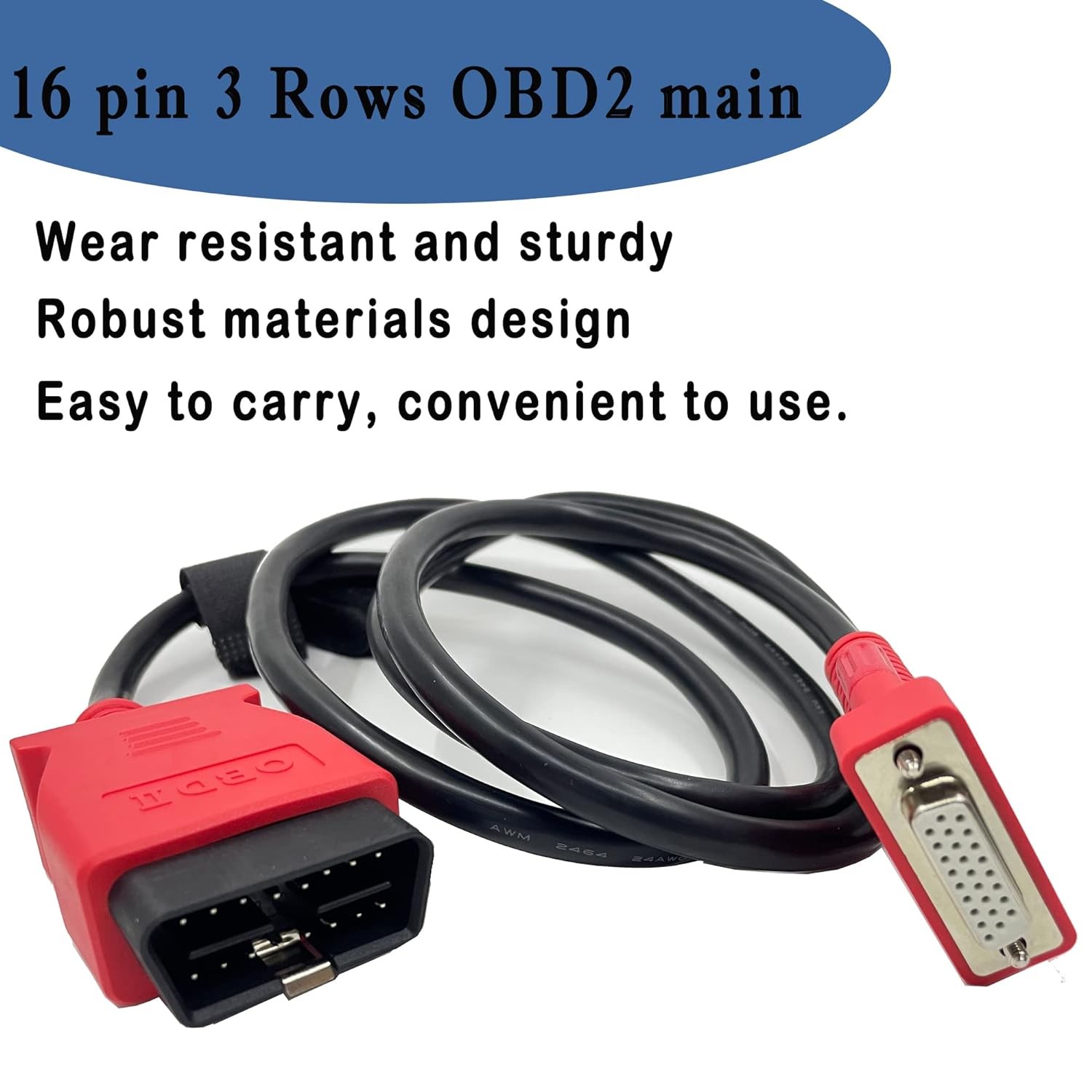 OBD Main Test Cable Wire Data Cord Connector Cable for Autel MaxiSys Pro MS908P