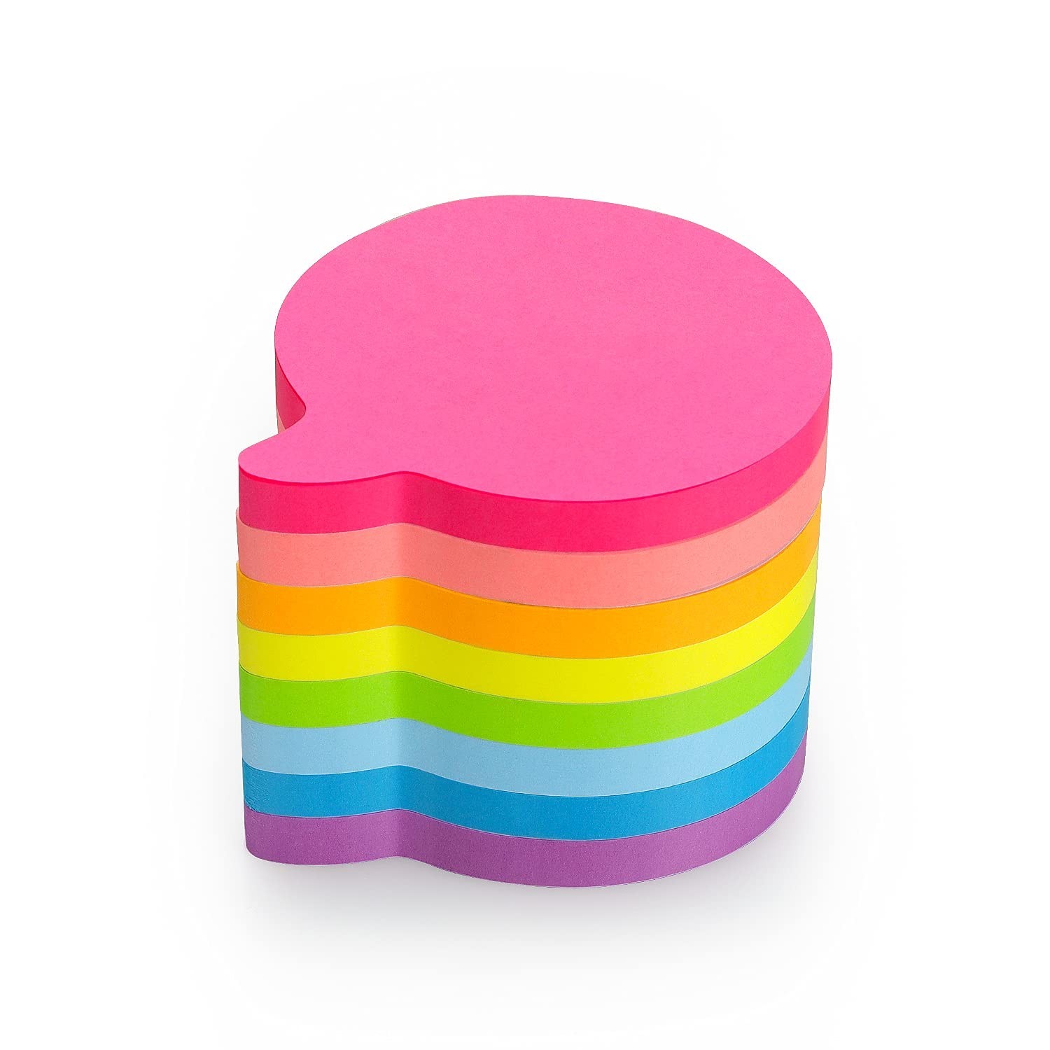 SIMONA Bubble Shape Sticky Notes 8 Color Bright Colorful Sticky Pad 75 Sheets...