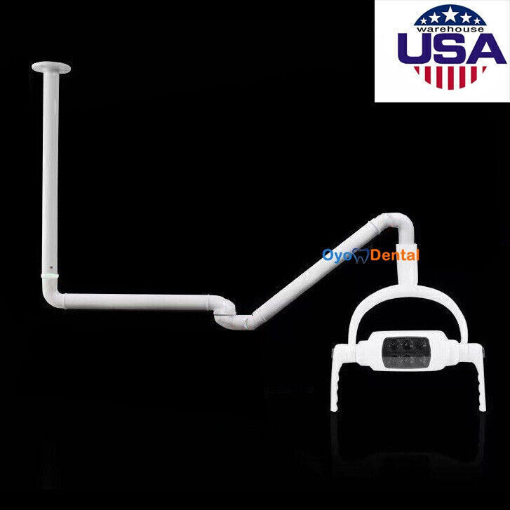 KWS Dental Ceiling Mount LED Light Oral Medical Operatory Lamp 6 LED w/h Arm ENT