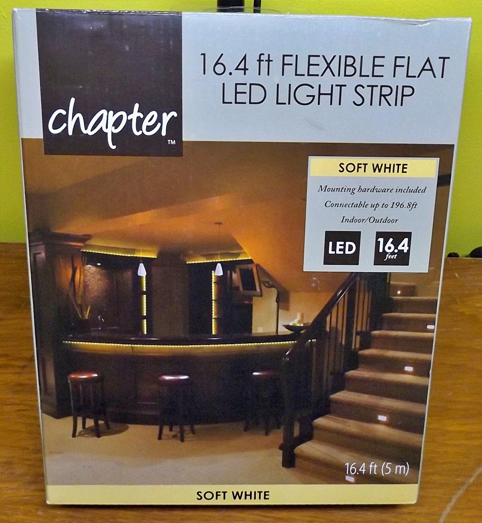 Chapter 16.4 Foot Flexible Flat LED Light Strip Soft White NIB