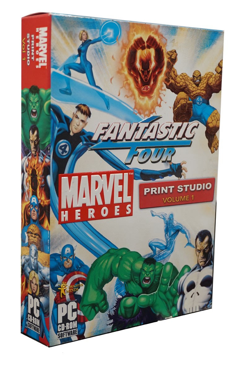 Fantastic Four Marvel Heroes Print Studio: Make Greeting Cards, Masks, Posters +