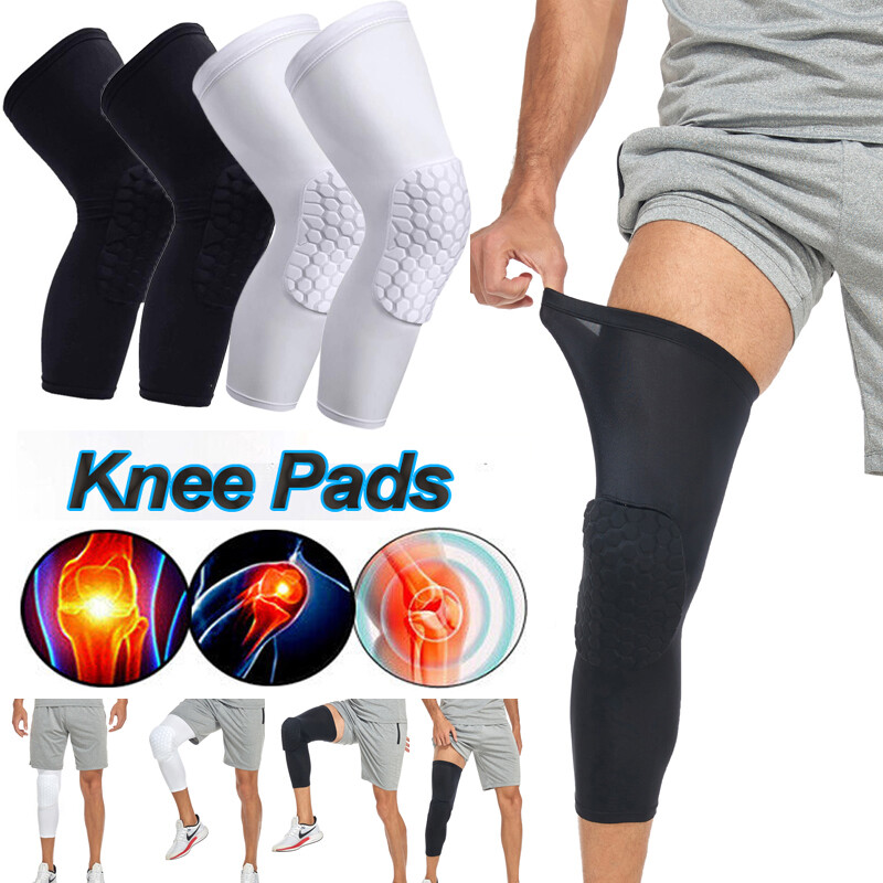 Basketball Knee Pads Compression Long Sleeve Support Leg Brace Sport Pain Guard