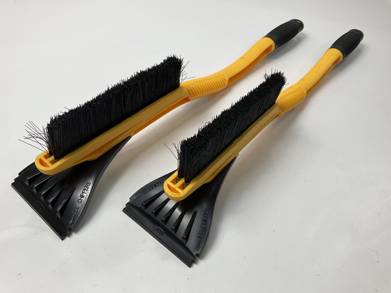 (2) Hopkins 16511 SubZero 23" Ice Hammer Snowbrush & Ice Scraper - YELLOW