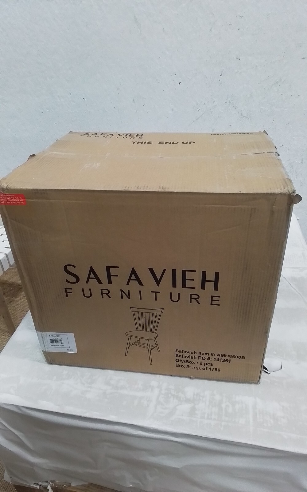 Safavieh PARKER SPINDEL SIDE CHAIR, Reduced Price 2172730533 AMH8500B