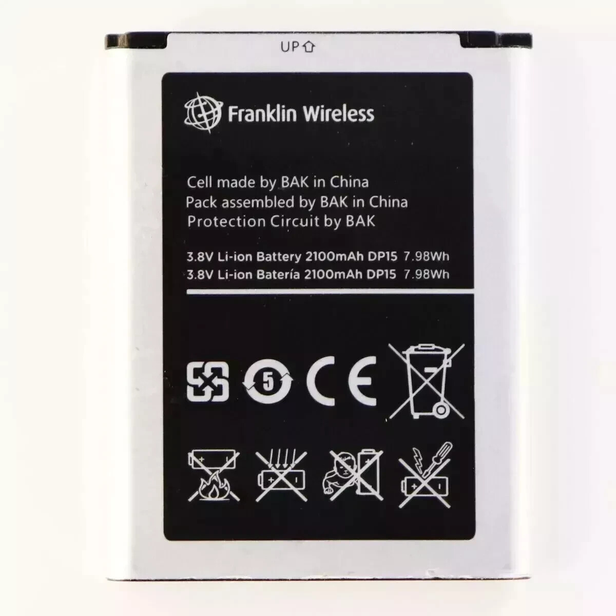 OEM Battery Franklin Wireless MHS900L V604454AR Verizon Ellipsis Jetpack
