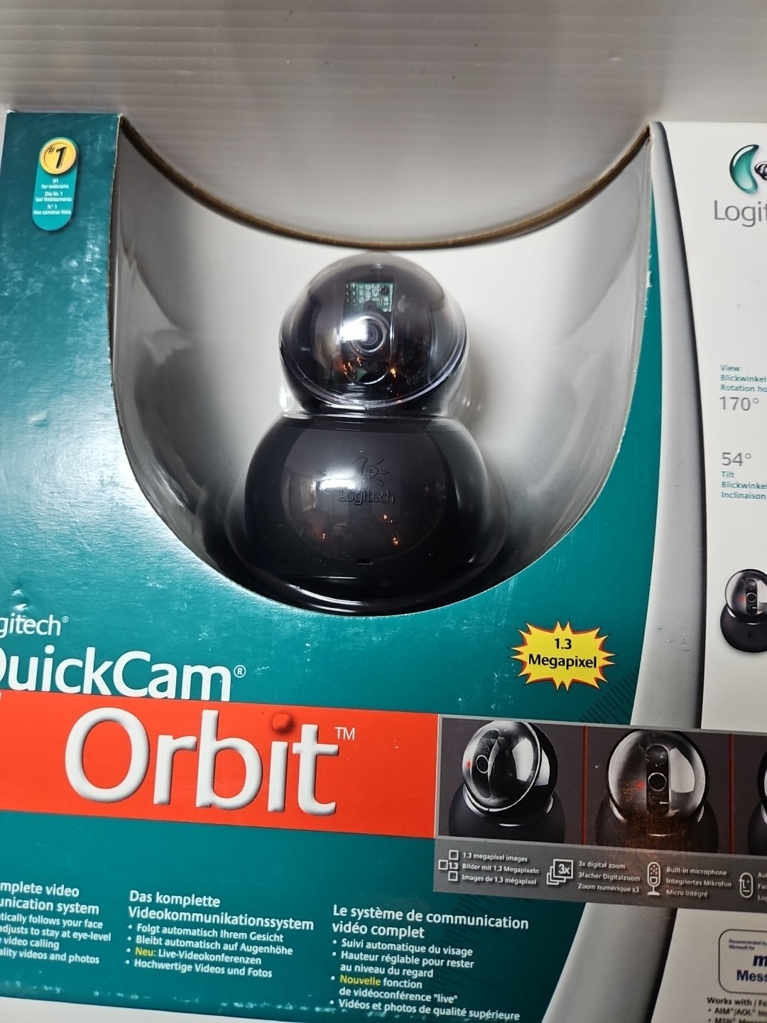 New Logitech QuickCam Orbit Webcam 961310-0403