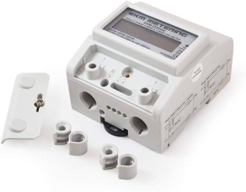 Universal 120V-240V Single Phase Kwh Meter 100A for 2/3-Wire Systems
