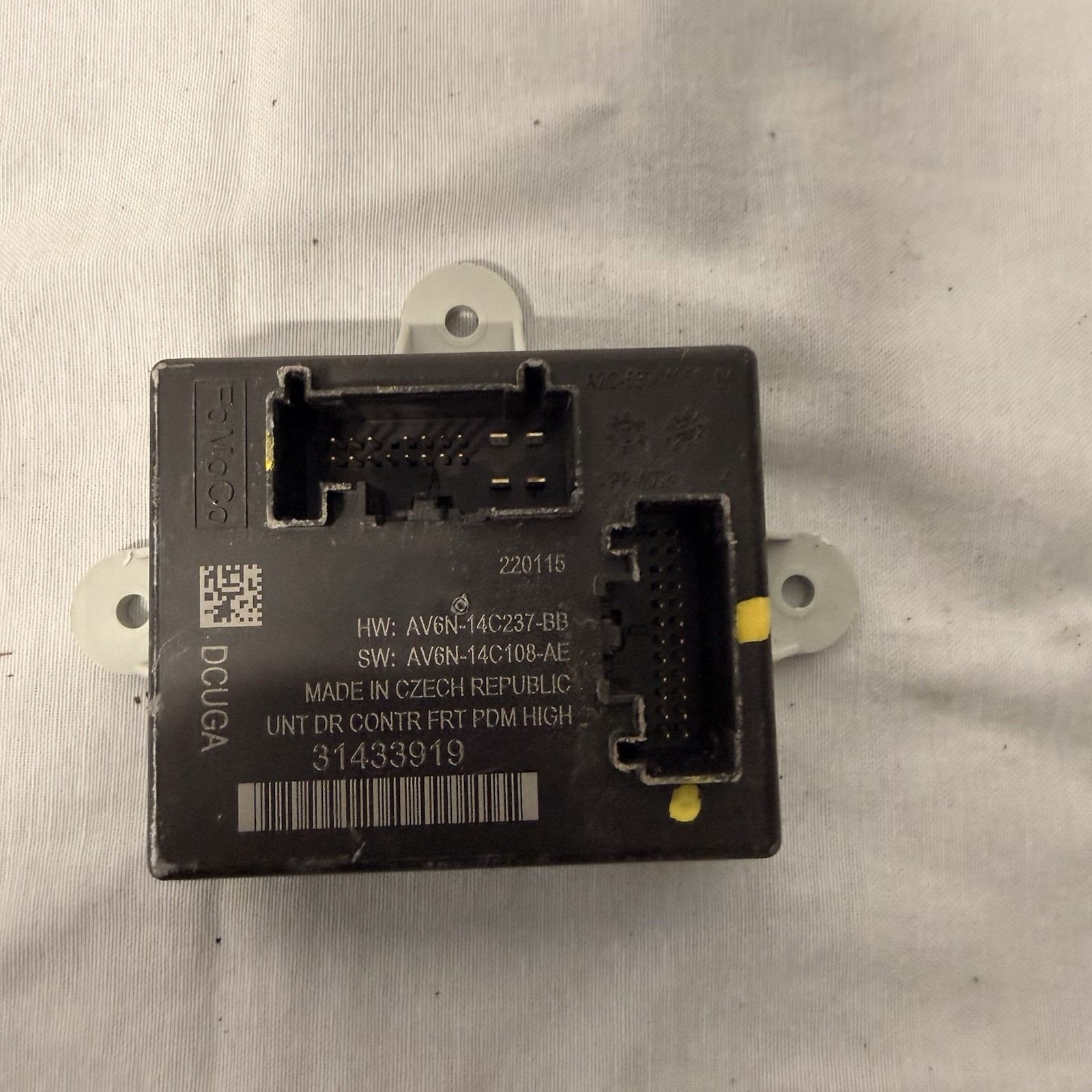 2014-2018 VOLVO V60 RIGHT PASSENGER FRONT DOOR MODULE OEM